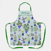 Tablier Jardinage Plante personnalisé (Recto)