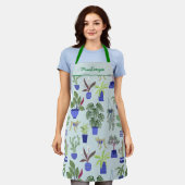 Tablier Jardinage Plante personnalisé (Porté)