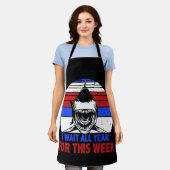 Tablier J'Attends Toute L'Année Pour Cette Semaine Requin (Porté)