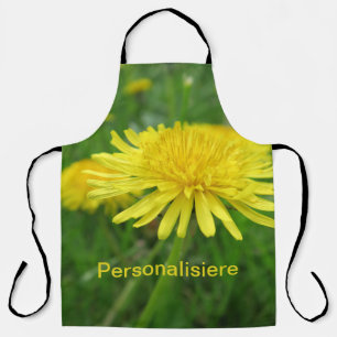 Tablier jaune, betercup, plante, pissenlit, prairie,