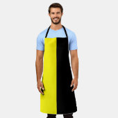 Tablier Jaune et noir (Porté)