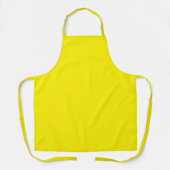 tablier jaune vif avec un design simple et épuré (Recto)