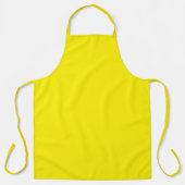 tablier jaune vif avec un design simple et épuré (Recto)