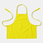 tablier jaune vif avec un design simple et épuré (Recto)