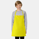 tablier jaune vif avec un design simple et épuré (Porté)