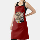 Tablier Je Bois (pour vous rendre plus intéressant) (Insitu)