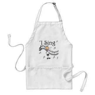 Tablier Je chante le chiffre musical T-shirts et cadeaux