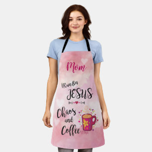 Tablier Je Coule Sur Jésus, Le Chaos Et Le Café Apron