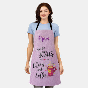 Tablier Je Coule Sur Jésus, Le Chaos Et Le Café Apron