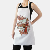 Tablier Je Cuis Parce Que Puncher Les Gens Est Congelé Sur (Insitu)