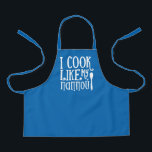 Tablier Je cuisine comme mon Pappou Grec bleu Apron<br><div class="desc">Personne ne cuisine comme un Grec ! - mais les petits peuvent essayer d'imiter Pappou (π α π ύ) dans la cuisine et de faire du sport cet adorable tablier enfant avec un arrière - plan bleu grec et des lettres blanches lisant "Je cuisine comme mon pappou." Fait un grand...</div>