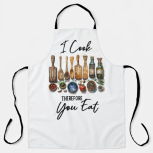 Tablier Je cuisine, donc vous mangez