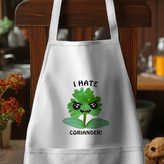 Tablier Je déteste Coriander - Cilantro