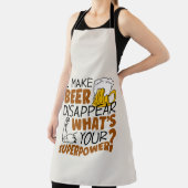 Tablier Je fais disparaître la bière (Insitu)
