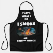 Tablier Je fume de la viande (Recto)