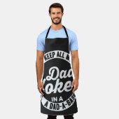 Tablier Je Garde Tout Mon Père Plaisanter Dans Un Papa Un (Porté)