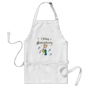 Tablier Je Joue Du Saxophone T-shirts et Cadeaux pour Figu