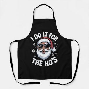 Tablier Je le fais pour les Hos Noël Afro-Américain
