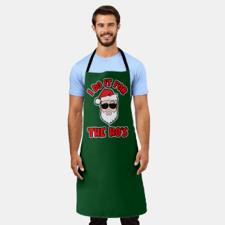 Tablier JE LE FAIS POUR LES POUPÉES Santa Screwball Graphi