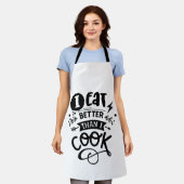 Tablier Je Mange Mieux Que Je Cuis (Porté)