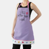 Tablier Je m'embrasse mieux que moi pour cuisiner Apron (Insitu)