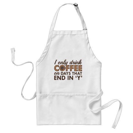 Tablier Je Ne Bois Que Du Café (Devant)