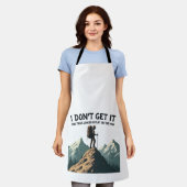 Tablier Je ne comprends pas le sentier si plat Randonnée (Porté)