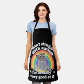 Tablier Je Ne Lutte Pas Avec L'Autisme Autistique Funny Ra (Porté)