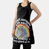 Tablier Je Ne Lutte Pas Avec L'Autisme Autistique Funny Ra (Insitu)