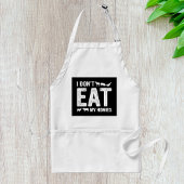 Tablier Je ne mange pas mes maisons