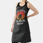 Tablier Je ne suis pas anti-social Noir noir (Insitu)