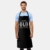 Tablier Je ne suis pas vieux Je suis bien assis (Porté)