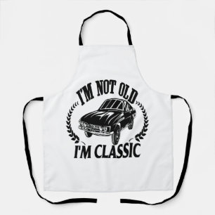 Tablier Je ne suis pas vieux, je suis Classique drôle voit