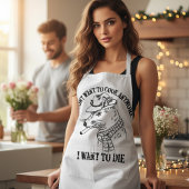 Tablier Je Ne Veux Plus Cuire Que Je Veux Mourir