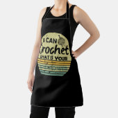 Tablier Je peux crocheter ce qui est votre superpuissance (Insitu)
