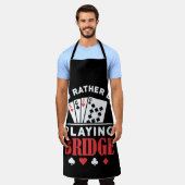 Tablier Je préférerais jouer au pont (Porté)