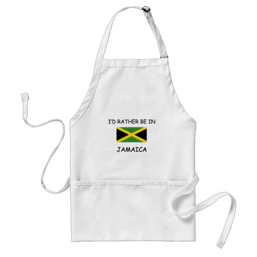 Tablier Je serais plutôt Jamaïque (Devant)