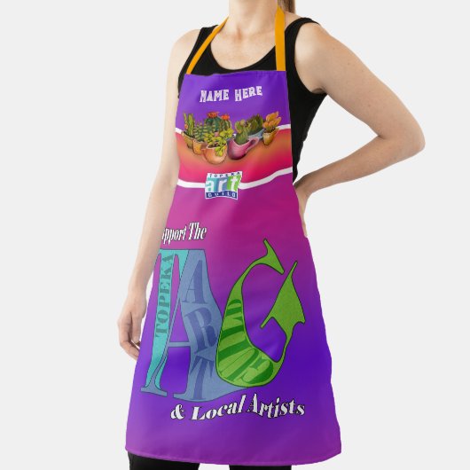 Tablier Je soutiens le Topeka Art Guild Apron (Insitu)
