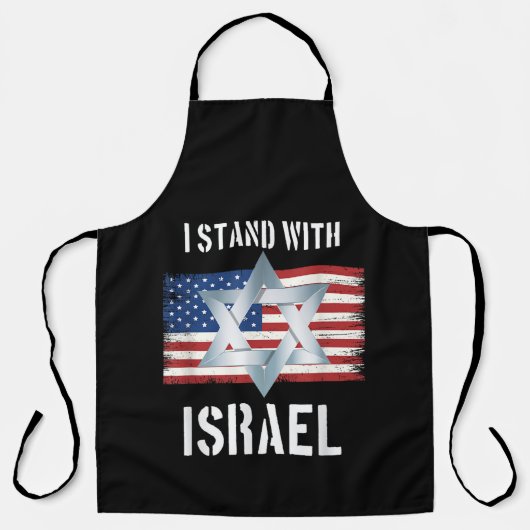 Tablier Je suis avec Israël (Recto)