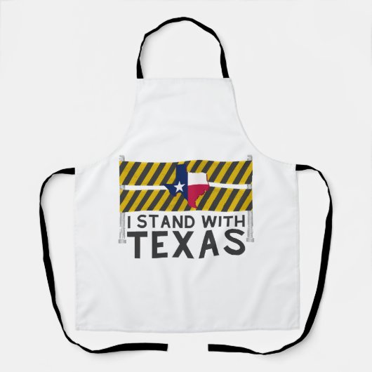 Tablier Je suis avec le Texas (Recto)