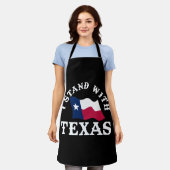 Tablier Je suis avec le Texas (Porté)