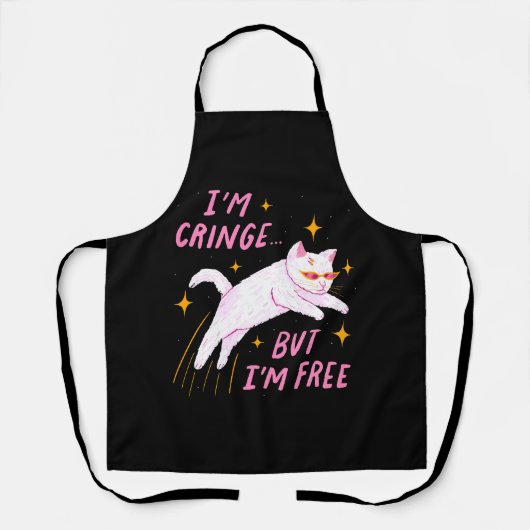 Tablier Je suis Cringe, Mais Je suis Libre (Recto)