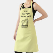 Tablier Je suis heureux quand je couds (Insitu)