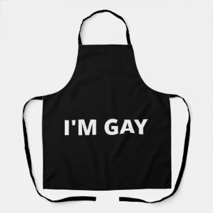 Tablier Je suis homosexuel