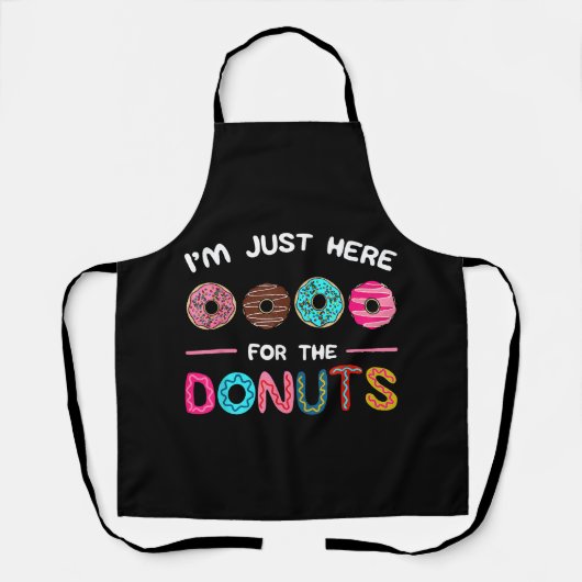 Tablier Je suis juste ici pour la douceur Doughnut Donuts (Recto)
