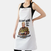 Tablier Je suis juste ici pour Trump aux oeufs dévités (Insitu)