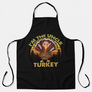 Tablier Je suis la dinde oncle famille appariement Thanksg