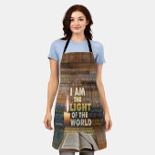 Tablier Je suis la Lumière du Monde - Jean 8:12 (Porté)
