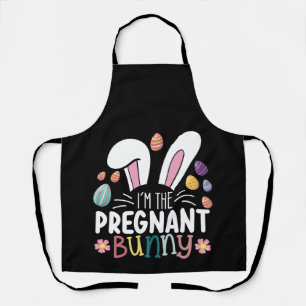 Tablier Je suis la maman lapin enceinte de la famille de P