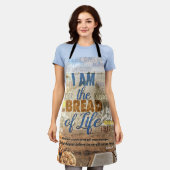 Tablier Je suis le pain de la vie, dit Jésus (Porté)